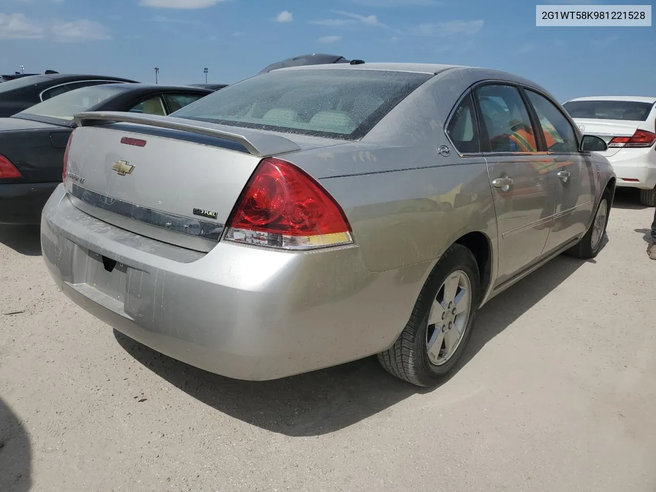 2008 Chevrolet Impala Lt VIN: 2G1WT58K981221528 Lot: 76685254