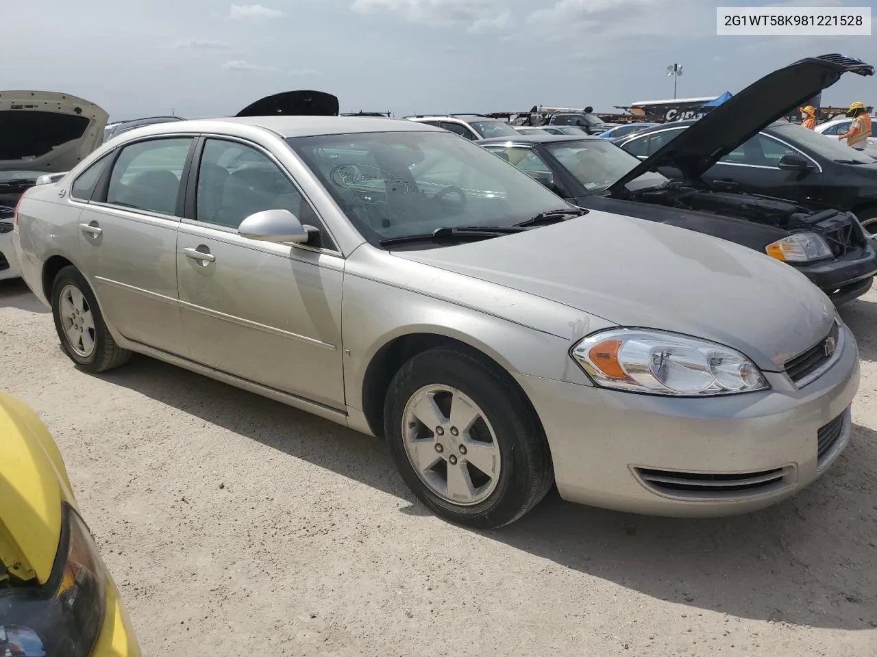 2008 Chevrolet Impala Lt VIN: 2G1WT58K981221528 Lot: 76685254