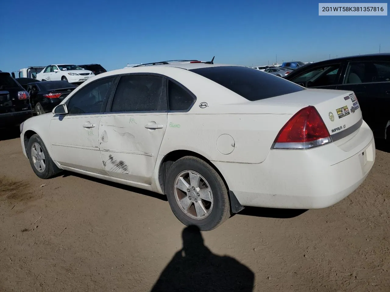 2G1WT58K381357816 2008 Chevrolet Impala Lt