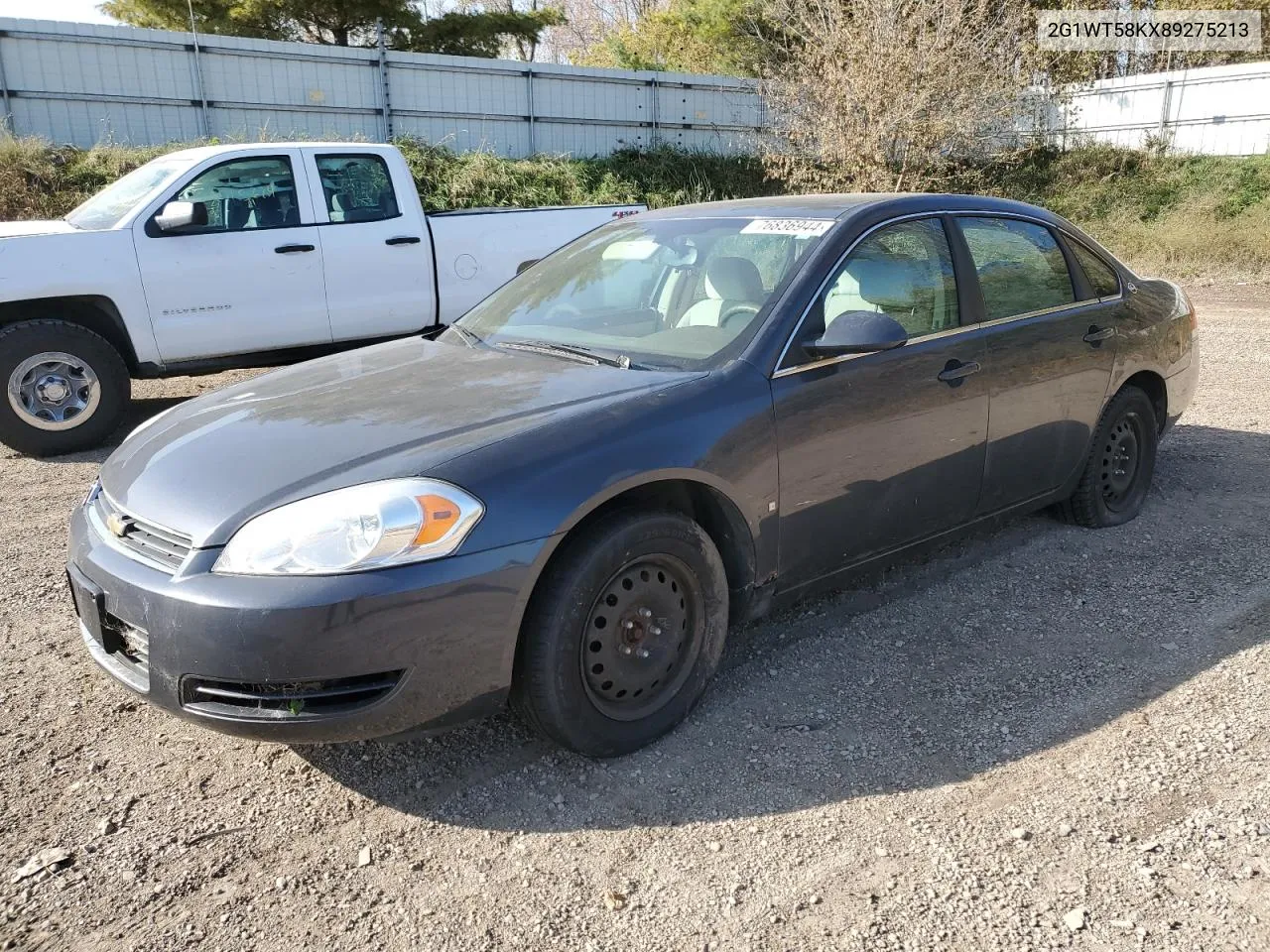 2008 Chevrolet Impala Lt VIN: 2G1WT58KX89275213 Lot: 76836944