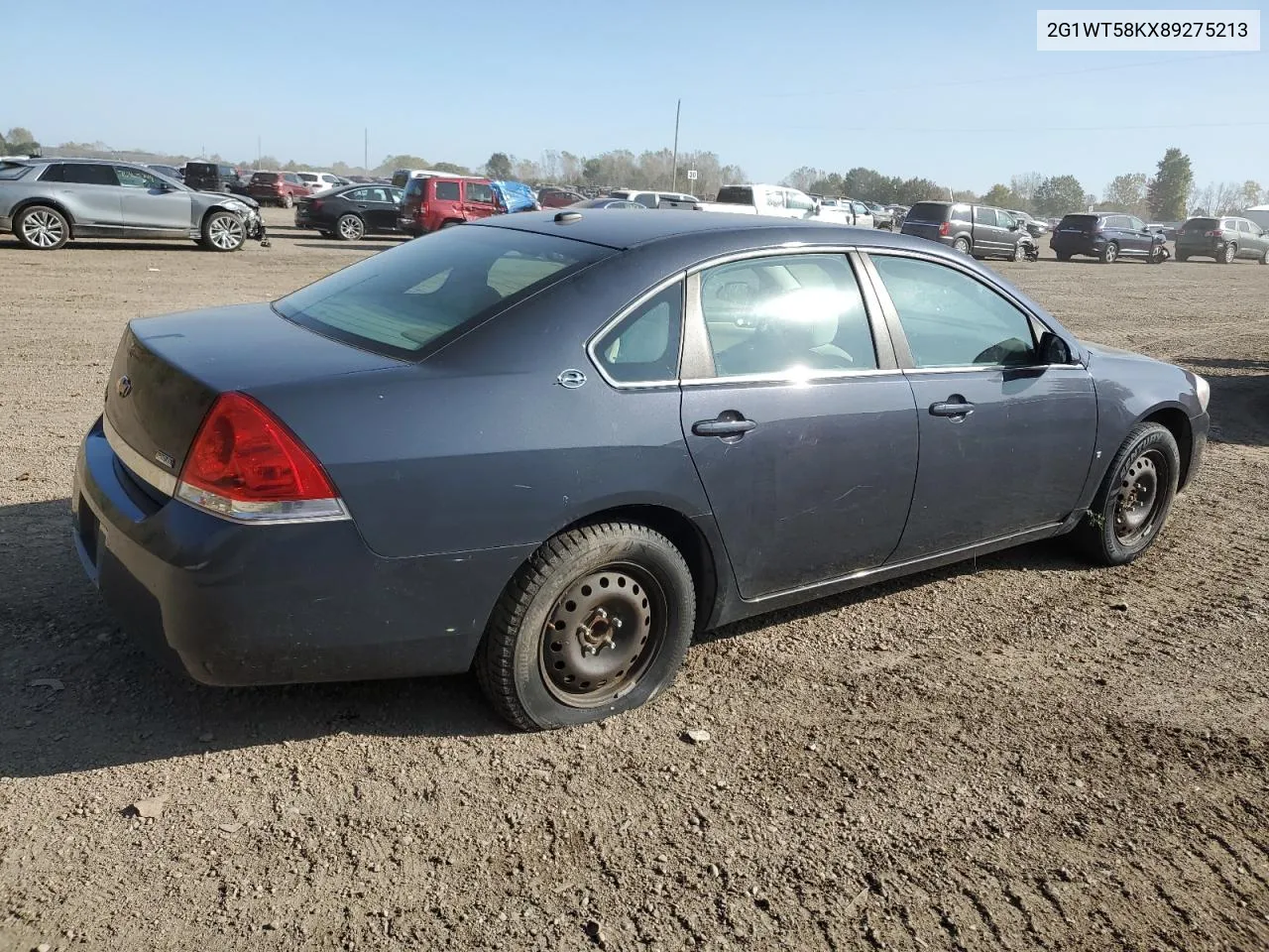 2008 Chevrolet Impala Lt VIN: 2G1WT58KX89275213 Lot: 76836944