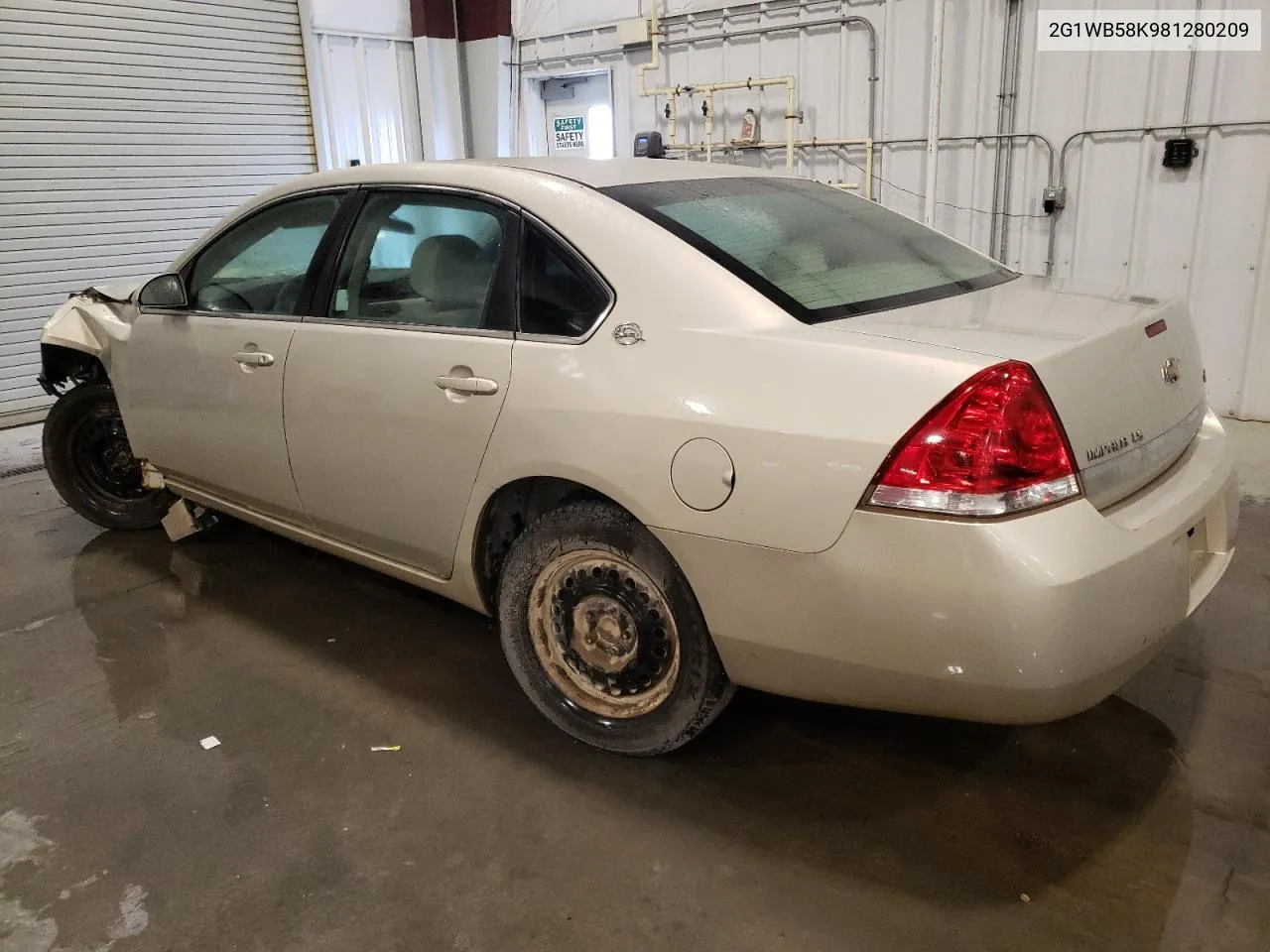 2008 Chevrolet Impala Ls VIN: 2G1WB58K981280209 Lot: 76878414