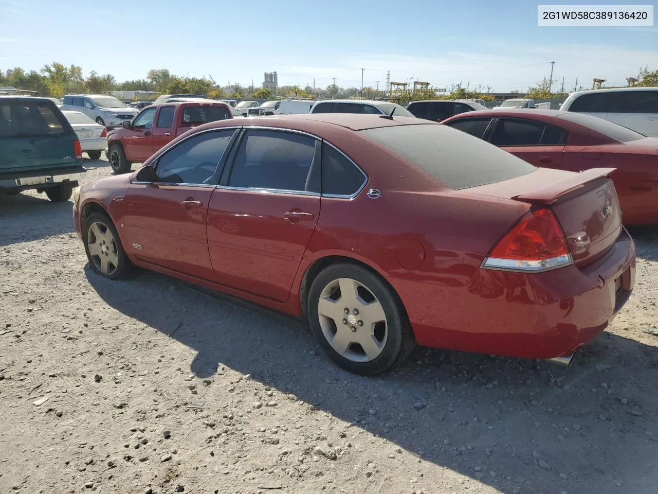 2008 Chevrolet Impala Super Sport VIN: 2G1WD58C389136420 Lot: 77190734