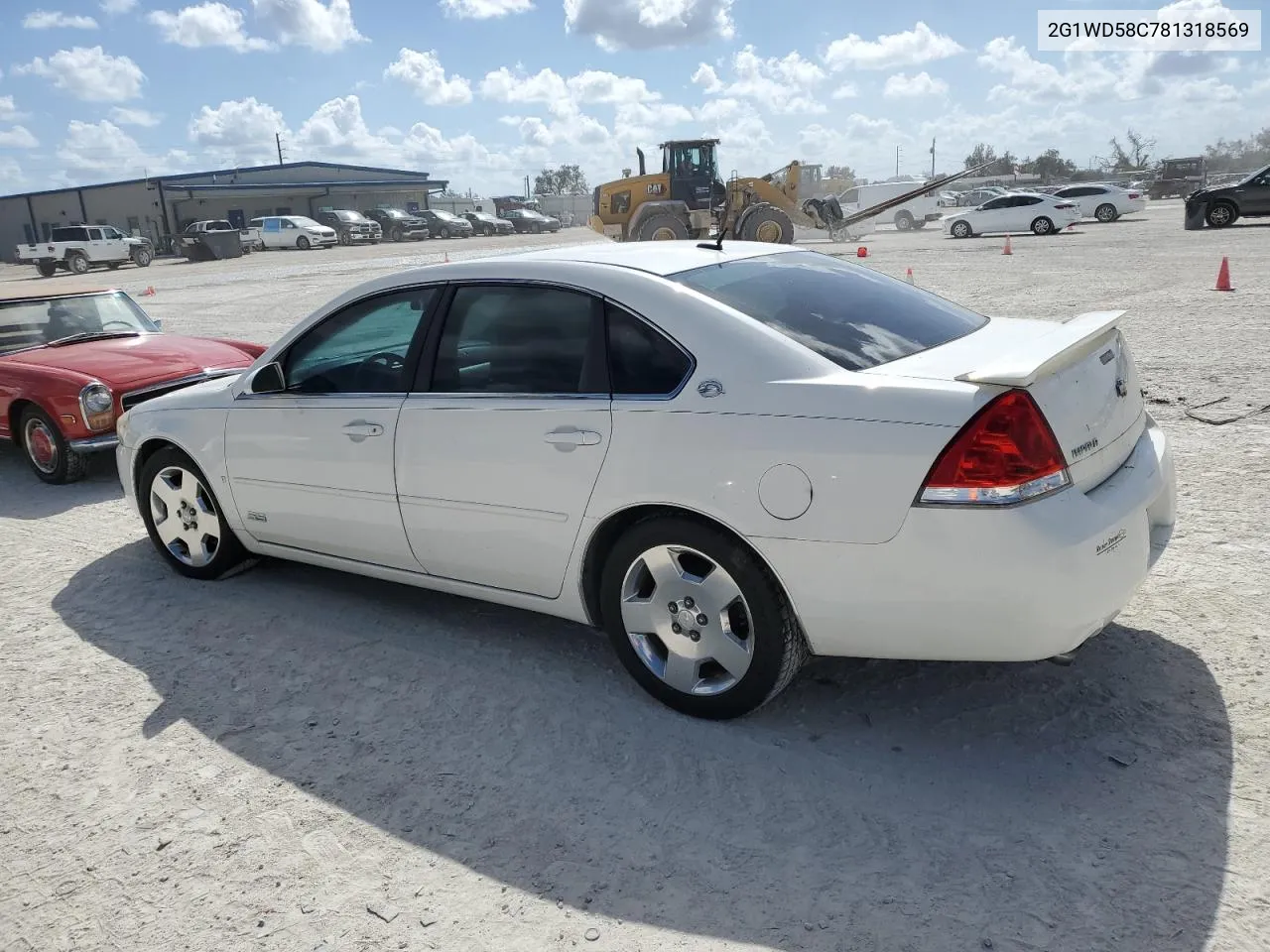 2G1WD58C781318569 2008 Chevrolet Impala Super Sport