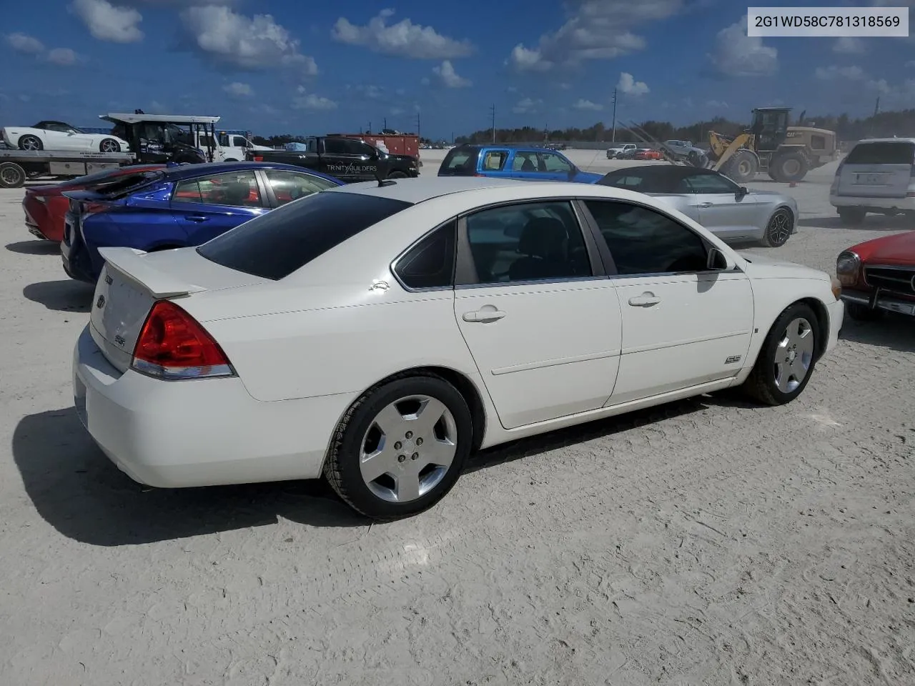 2G1WD58C781318569 2008 Chevrolet Impala Super Sport