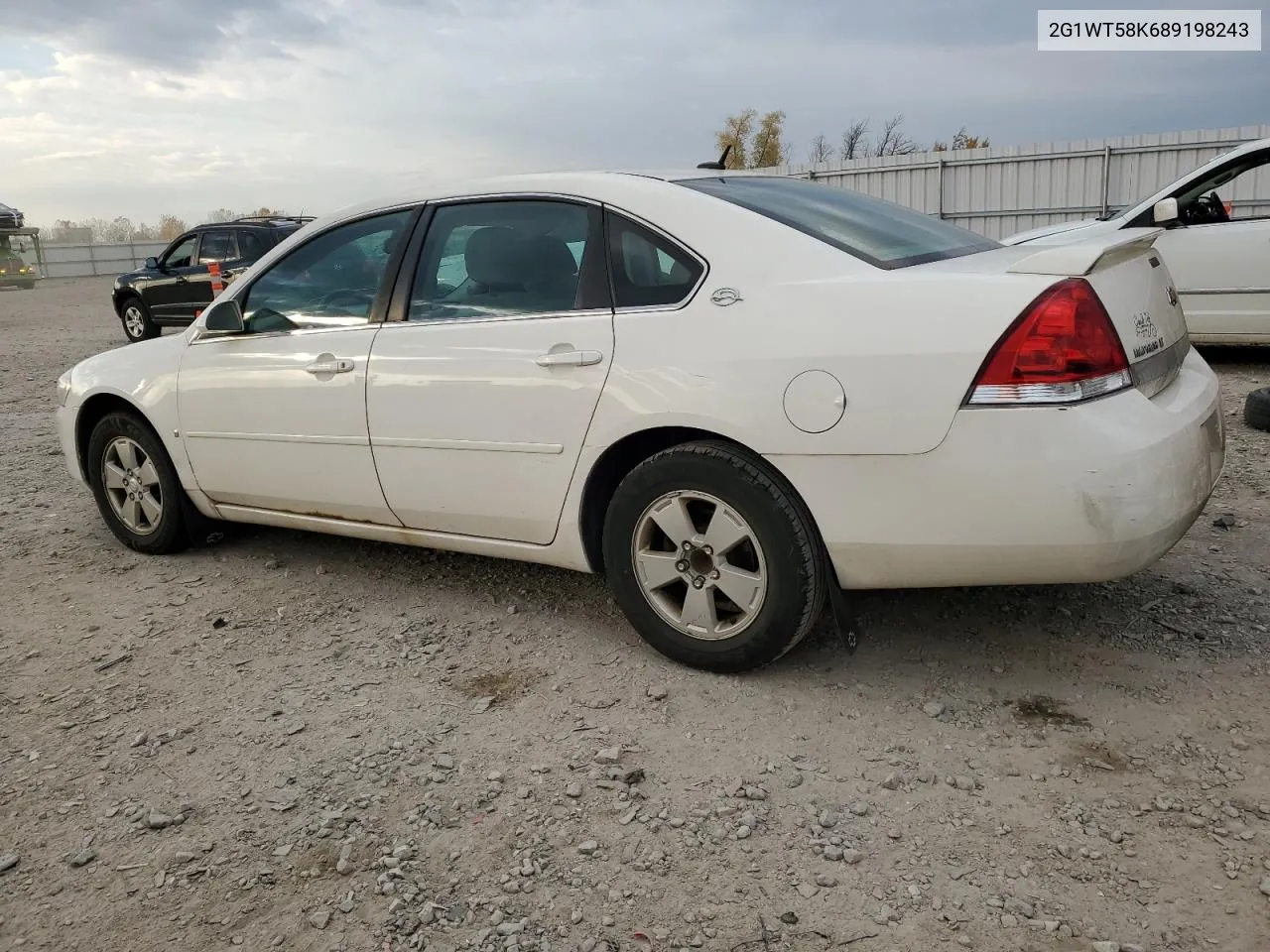 2008 Chevrolet Impala Lt VIN: 2G1WT58K689198243 Lot: 77327734