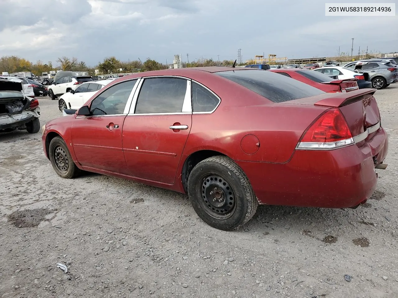 2008 Chevrolet Impala Ltz VIN: 2G1WU583189214936 Lot: 77341354