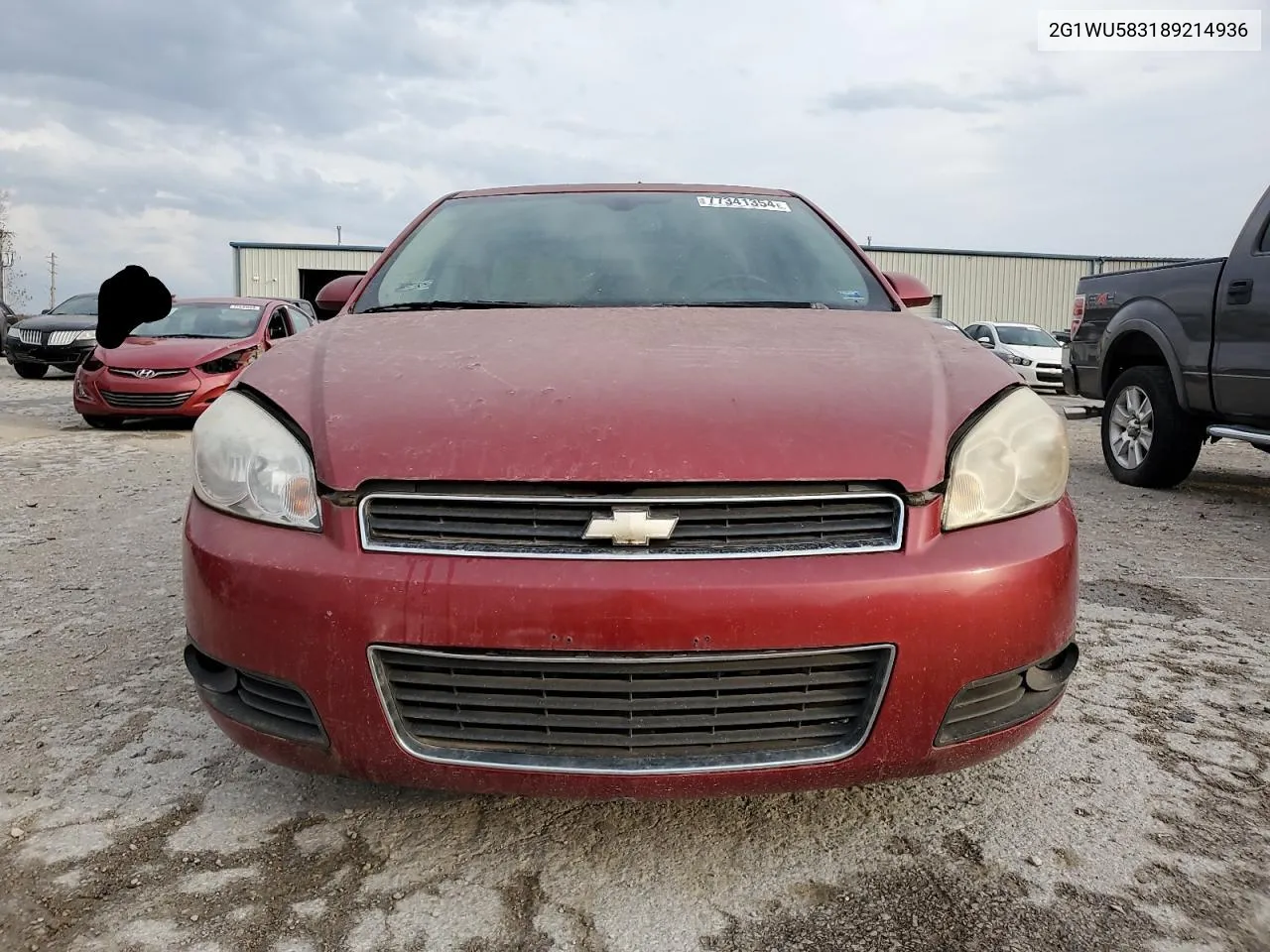 2008 Chevrolet Impala Ltz VIN: 2G1WU583189214936 Lot: 77341354