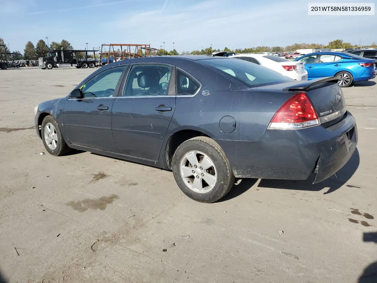 2008 Chevrolet Impala Lt VIN: 2G1WT58N581336959 Lot: 77406834