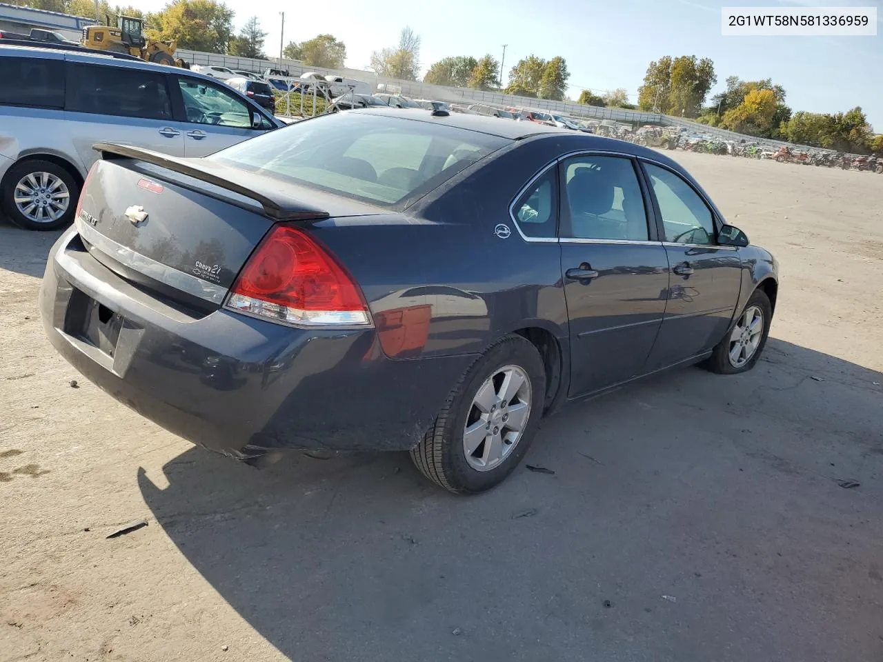 2008 Chevrolet Impala Lt VIN: 2G1WT58N581336959 Lot: 77406834