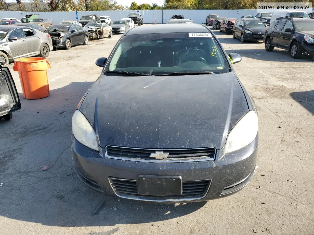 2008 Chevrolet Impala Lt VIN: 2G1WT58N581336959 Lot: 77406834