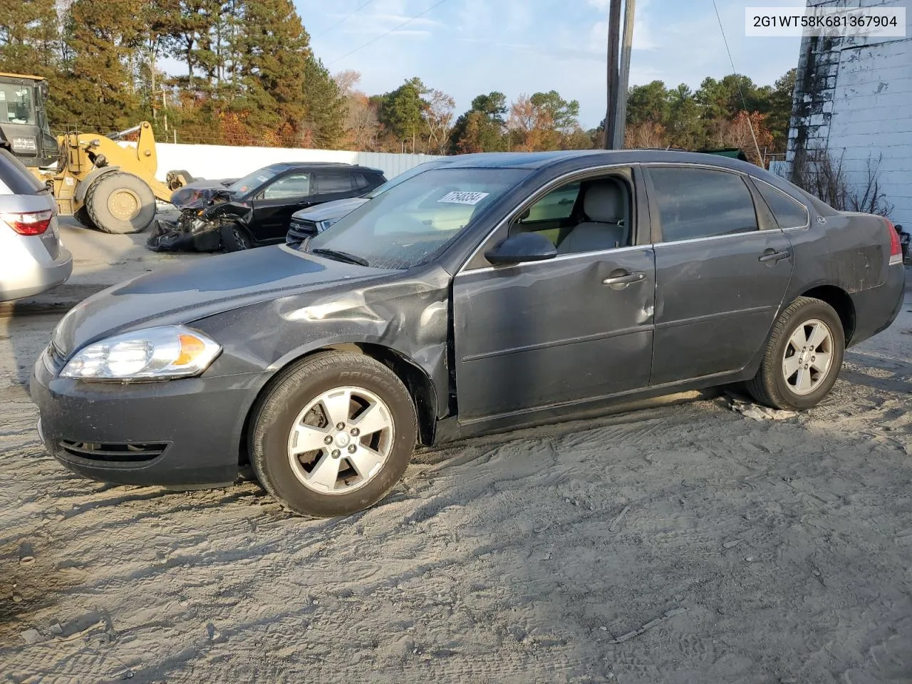 2008 Chevrolet Impala Lt VIN: 2G1WT58K681367904 Lot: 77548354