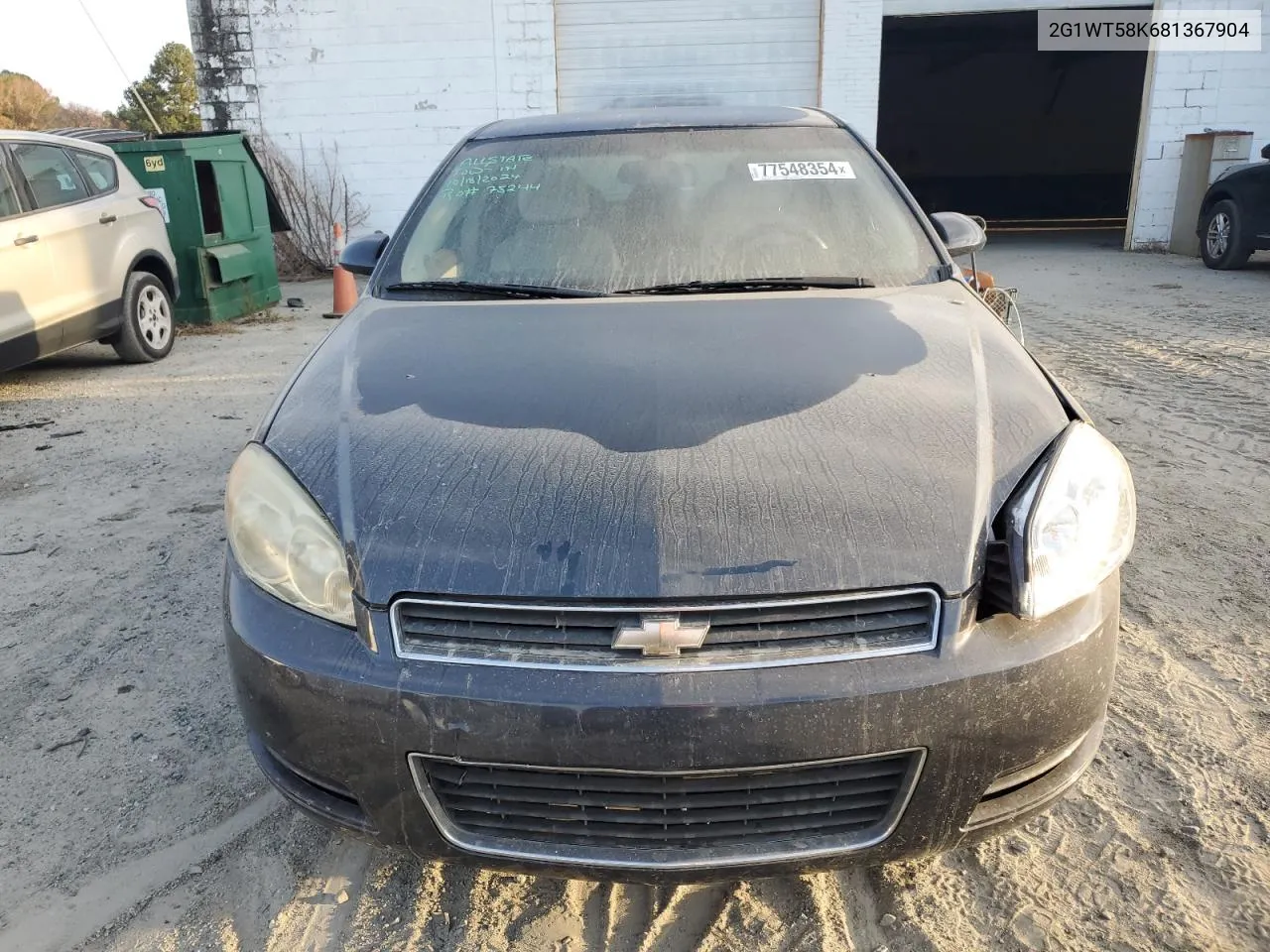 2008 Chevrolet Impala Lt VIN: 2G1WT58K681367904 Lot: 77548354