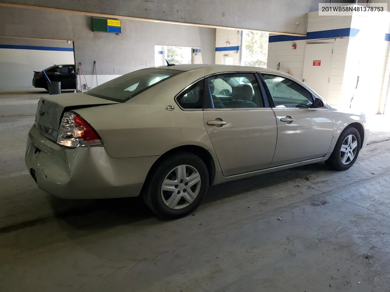 2008 Chevrolet Impala Ls VIN: 2G1WB58N481378753 Lot: 77801914