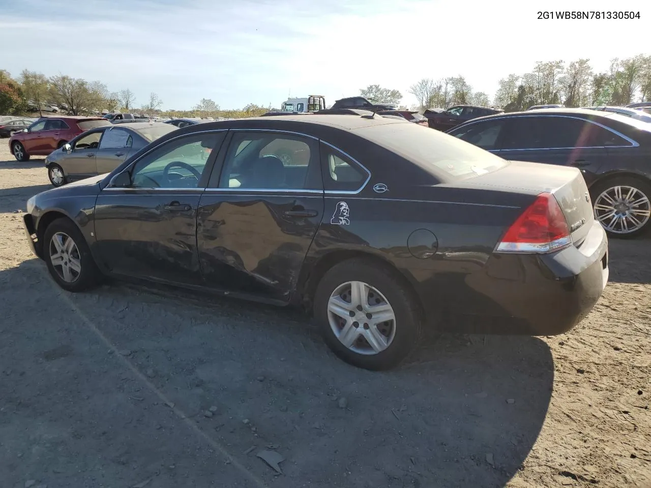 2008 Chevrolet Impala Ls VIN: 2G1WB58N781330504 Lot: 77958194