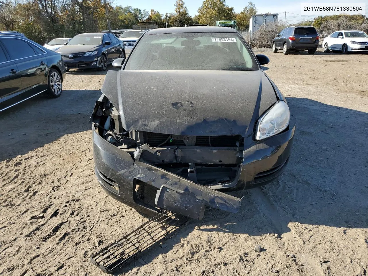 2008 Chevrolet Impala Ls VIN: 2G1WB58N781330504 Lot: 77958194