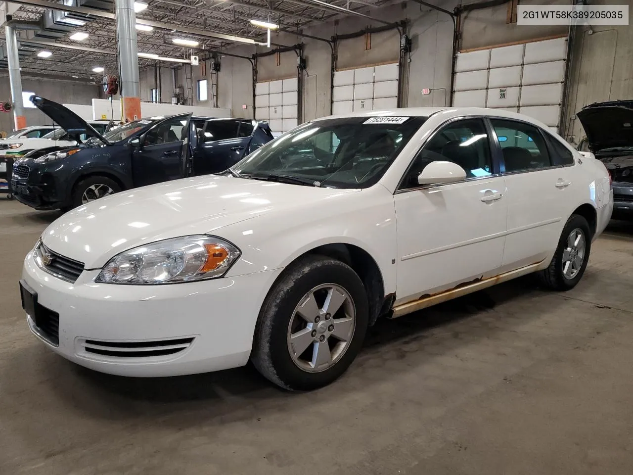 2008 Chevrolet Impala Lt VIN: 2G1WT58K389205035 Lot: 78201444