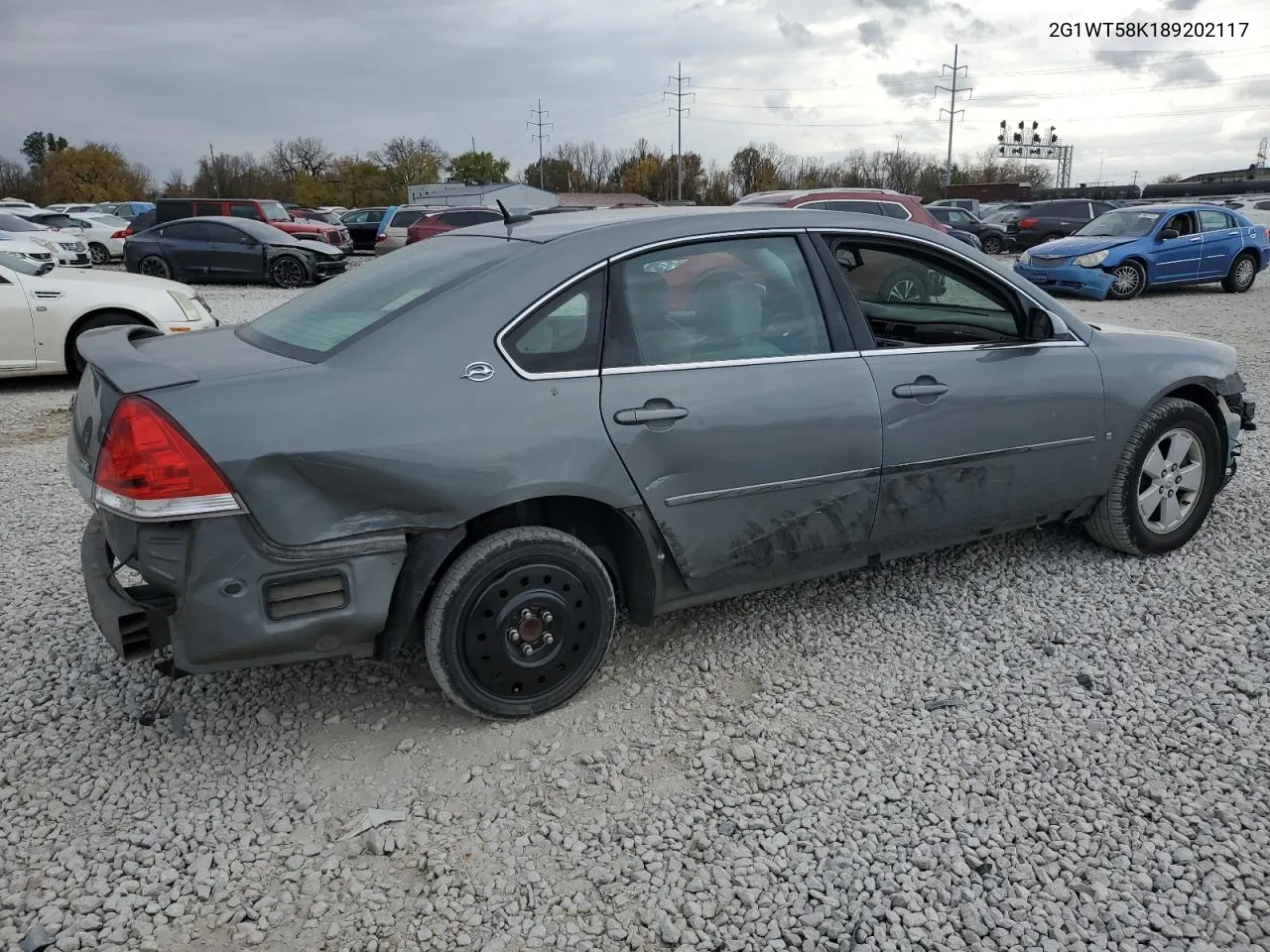 2008 Chevrolet Impala Lt VIN: 2G1WT58K189202117 Lot: 78494734