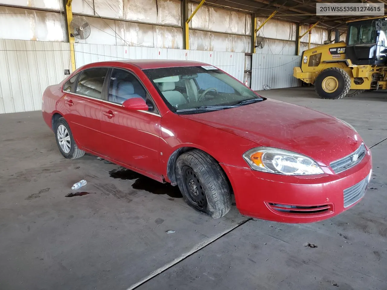 2008 Chevrolet Impala Police VIN: 2G1WS553581274615 Lot: 78514974