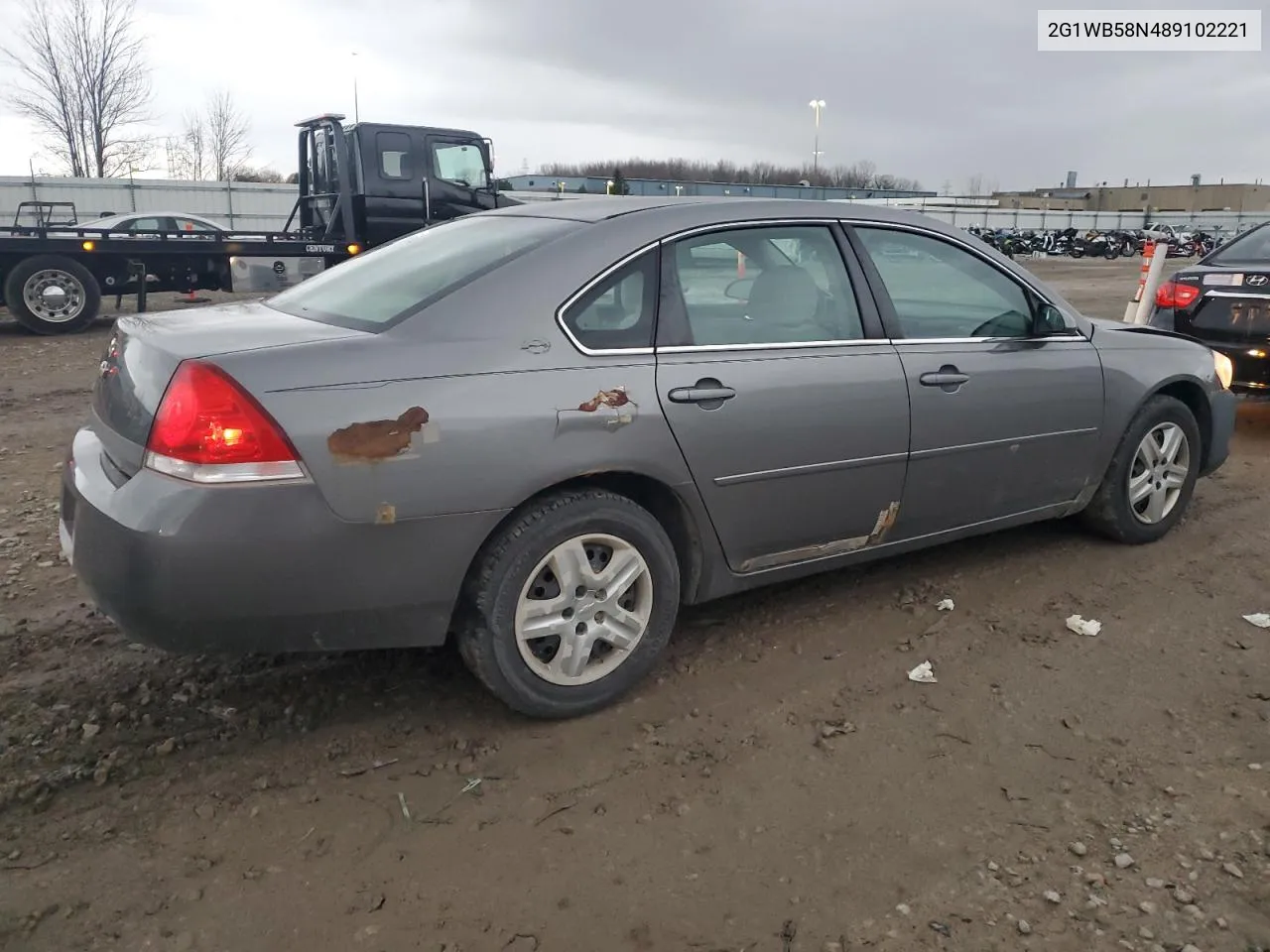 2008 Chevrolet Impala Ls VIN: 2G1WB58N489102221 Lot: 78844164