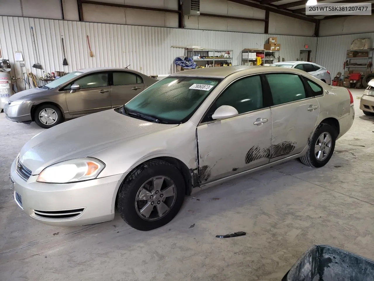 2008 Chevrolet Impala Lt VIN: 2G1WT58K381207477 Lot: 79060873