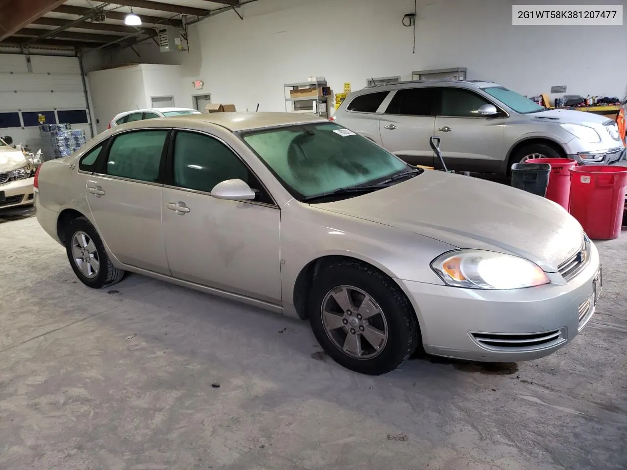 2008 Chevrolet Impala Lt VIN: 2G1WT58K381207477 Lot: 79060873