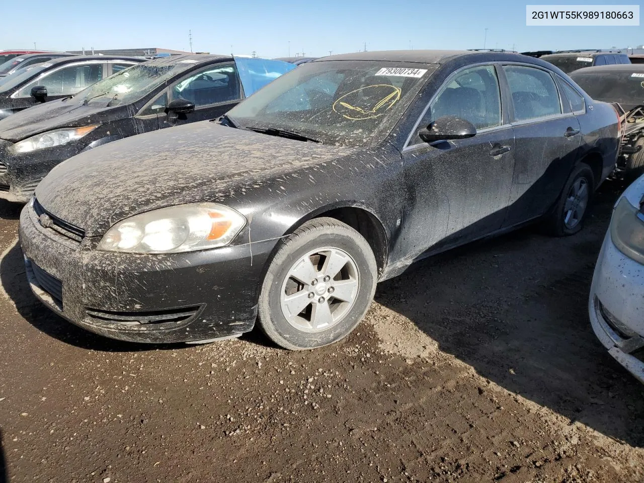 2008 Chevrolet Impala Lt VIN: 2G1WT55K989180663 Lot: 79300734