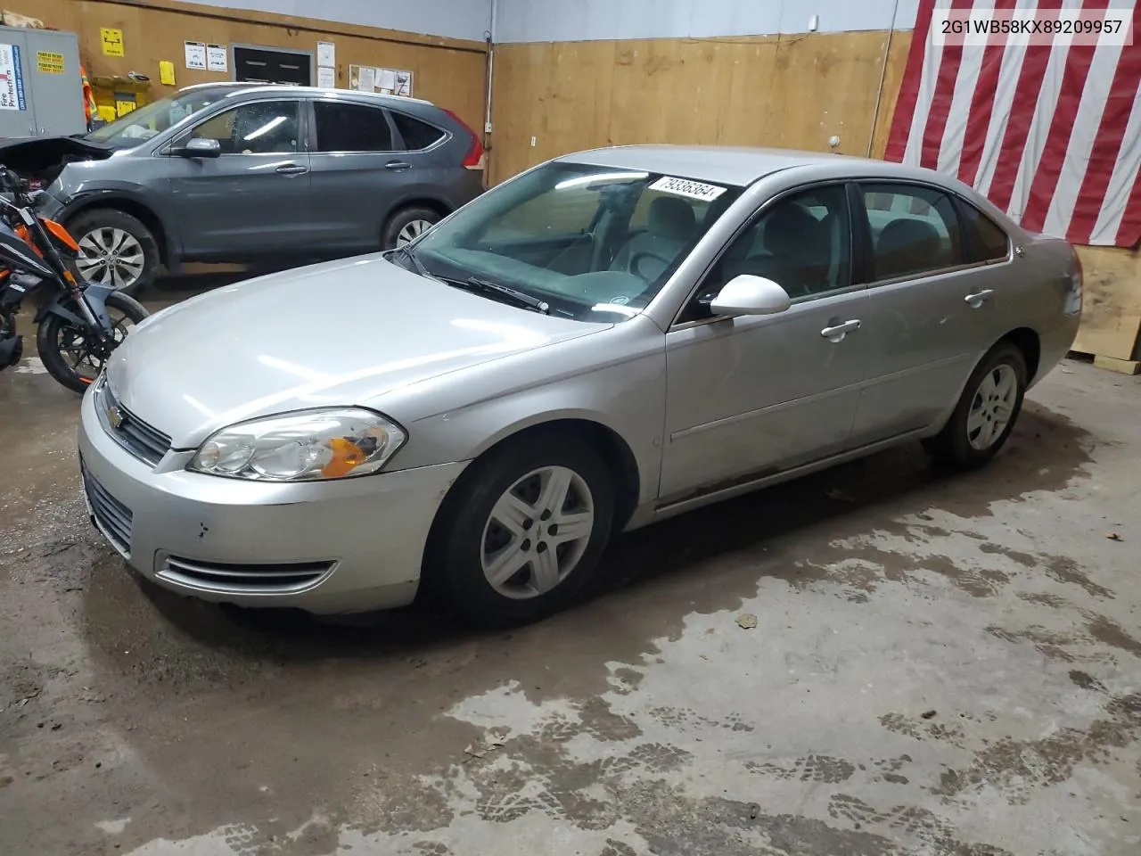 2008 Chevrolet Impala Ls VIN: 2G1WB58KX89209957 Lot: 79336364