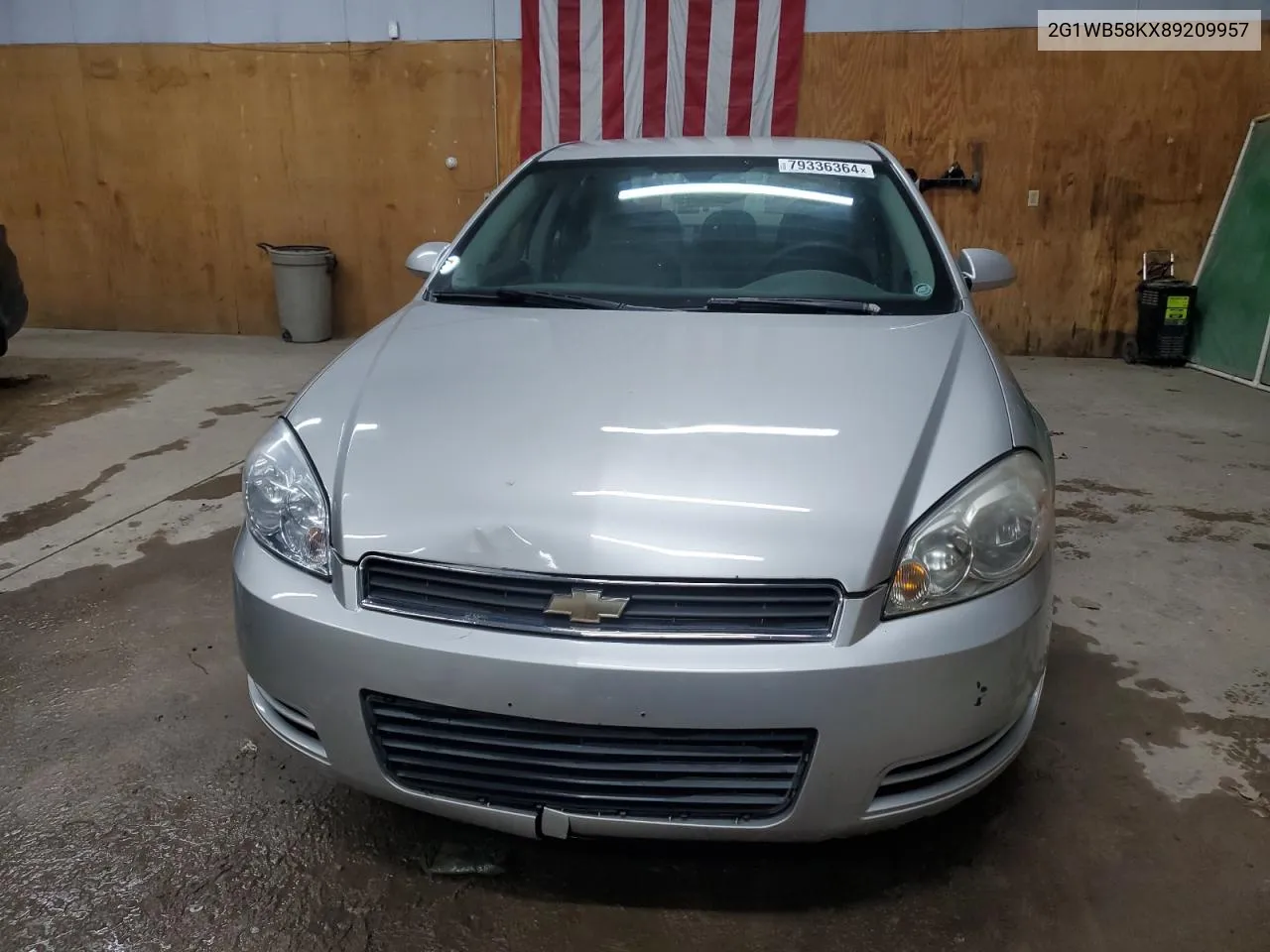 2008 Chevrolet Impala Ls VIN: 2G1WB58KX89209957 Lot: 79336364