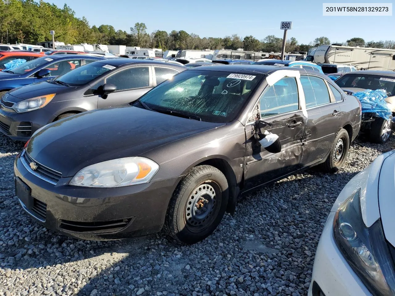 2008 Chevrolet Impala Lt VIN: 2G1WT58N281329273 Lot: 79920974