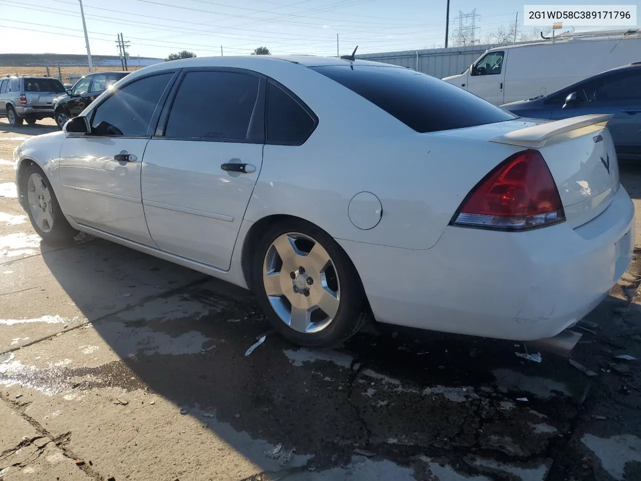 2008 Chevrolet Impala Super Sport VIN: 2G1WD58C389171796 Lot: 80092784