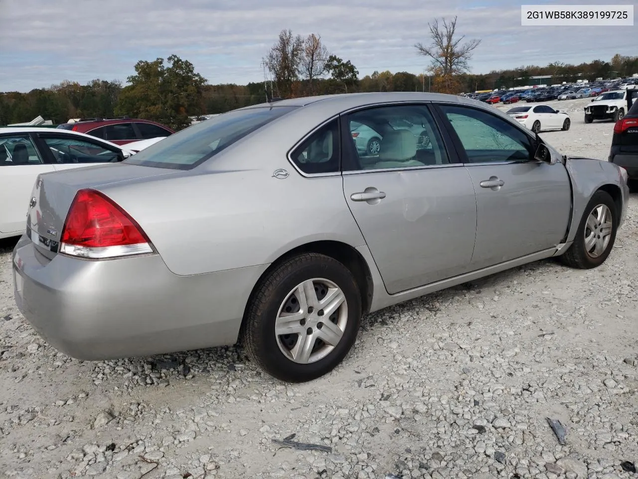 2008 Chevrolet Impala Ls VIN: 2G1WB58K389199725 Lot: 80331484