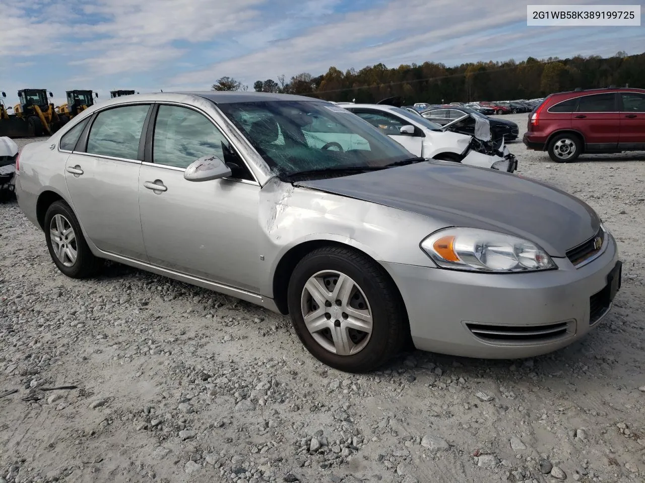 2008 Chevrolet Impala Ls VIN: 2G1WB58K389199725 Lot: 80331484