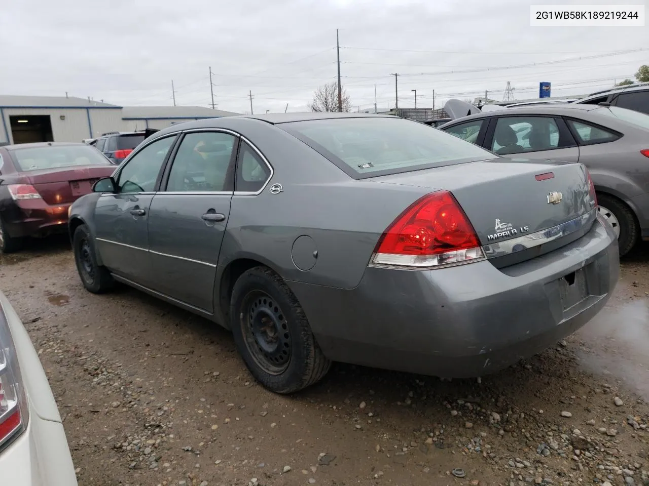 2008 Chevrolet Impala Ls VIN: 2G1WB58K189219244 Lot: 80675624