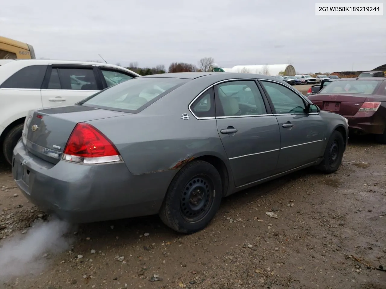 2008 Chevrolet Impala Ls VIN: 2G1WB58K189219244 Lot: 80675624