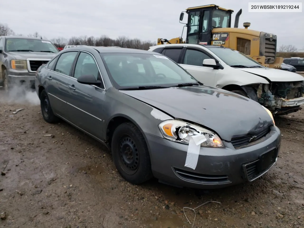 2008 Chevrolet Impala Ls VIN: 2G1WB58K189219244 Lot: 80675624