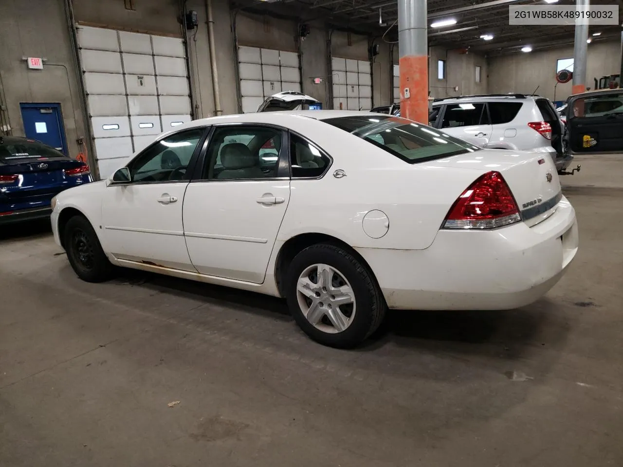 2008 Chevrolet Impala Ls VIN: 2G1WB58K489190032 Lot: 80731514