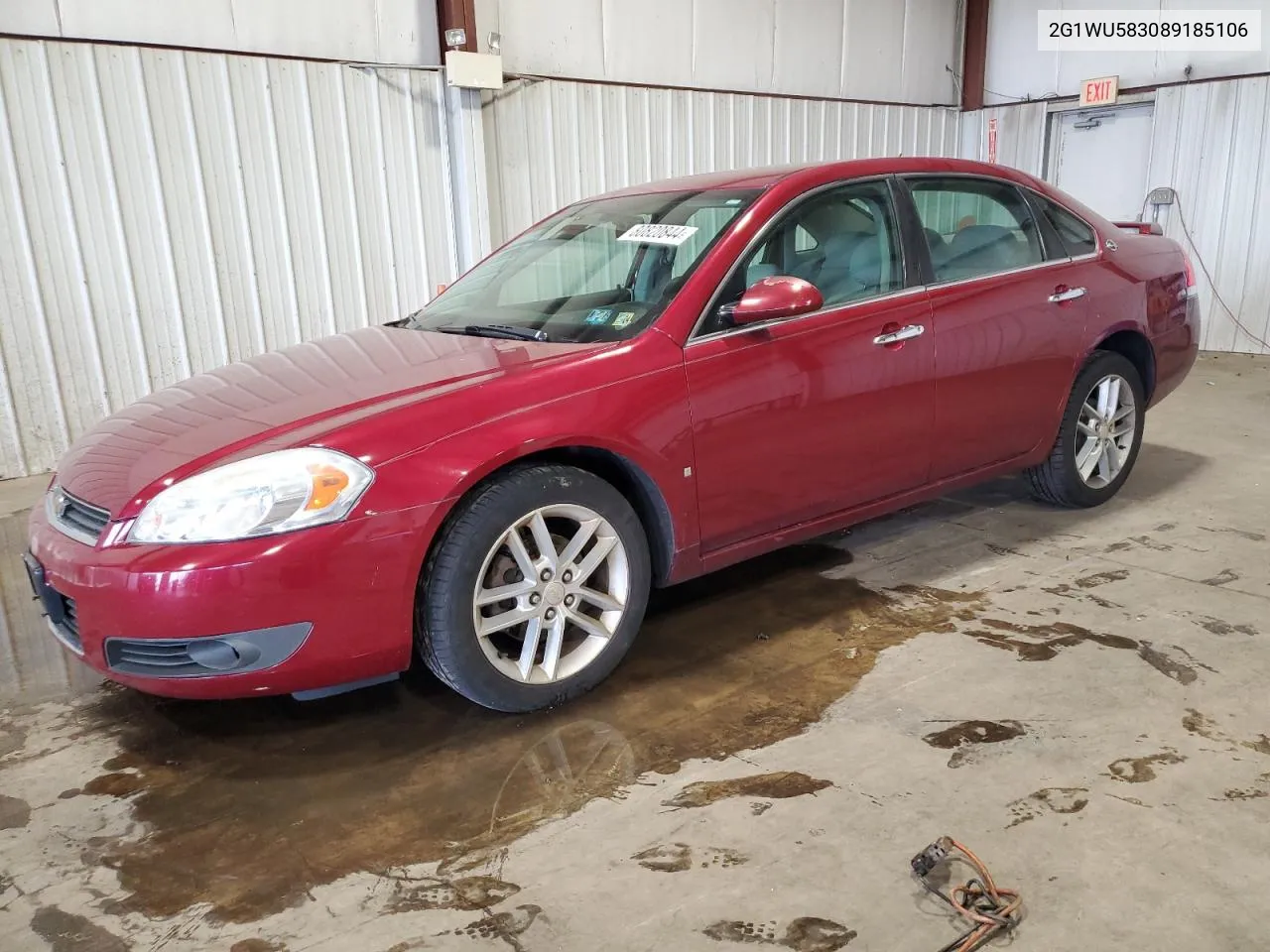 2008 Chevrolet Impala Ltz VIN: 2G1WU583089185106 Lot: 80820844