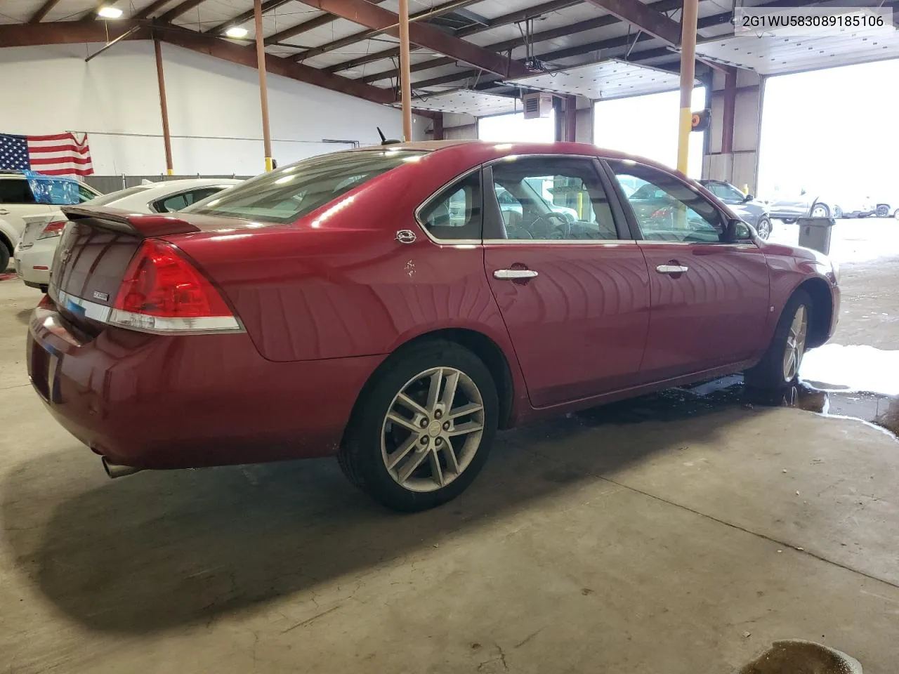 2008 Chevrolet Impala Ltz VIN: 2G1WU583089185106 Lot: 80820844