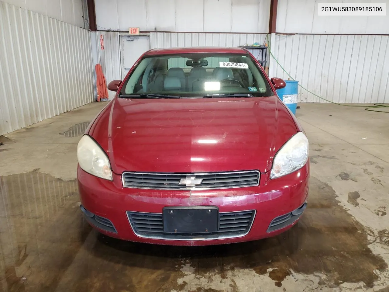 2008 Chevrolet Impala Ltz VIN: 2G1WU583089185106 Lot: 80820844