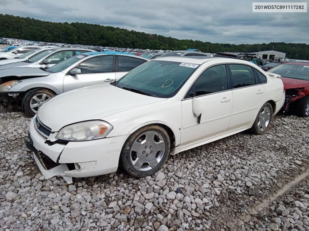 2009 Chevrolet Impala Ss VIN: 2G1WD57C891117282 Lot: 49274714