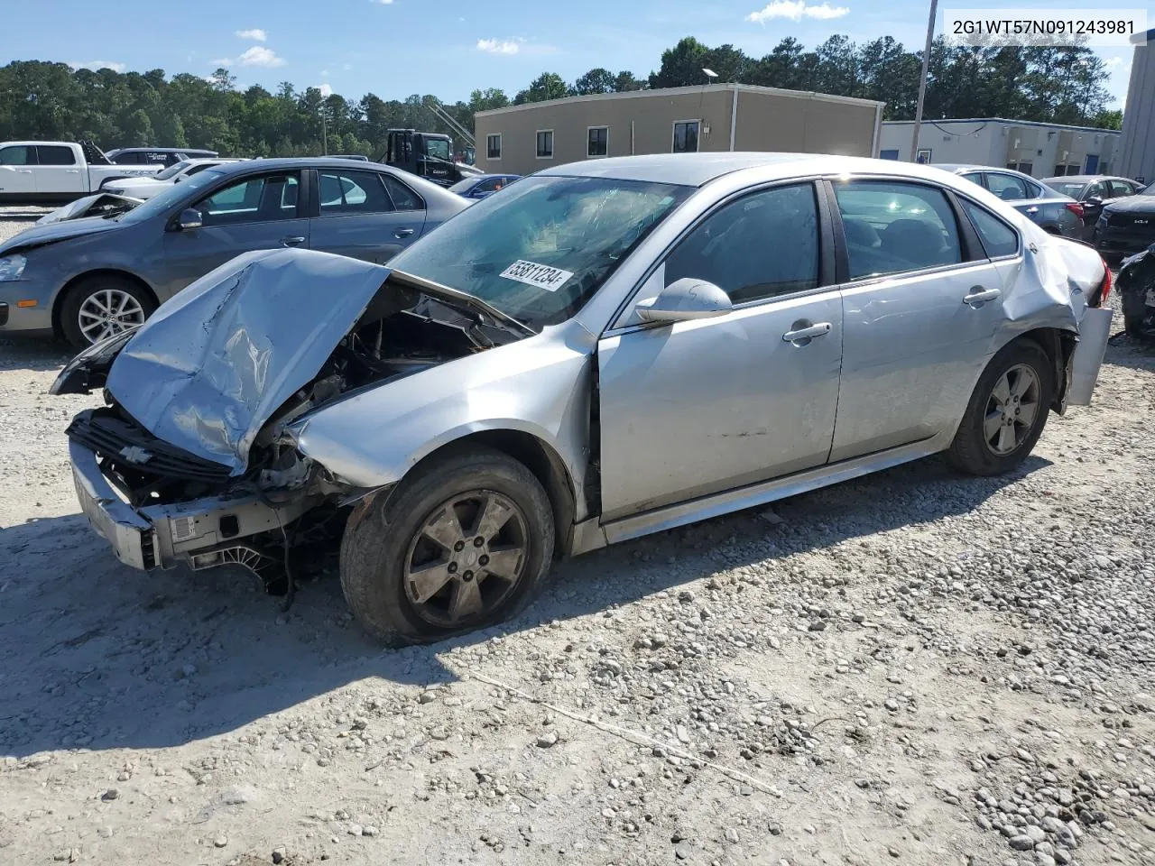 2G1WT57N091243981 2009 Chevrolet Impala 1Lt