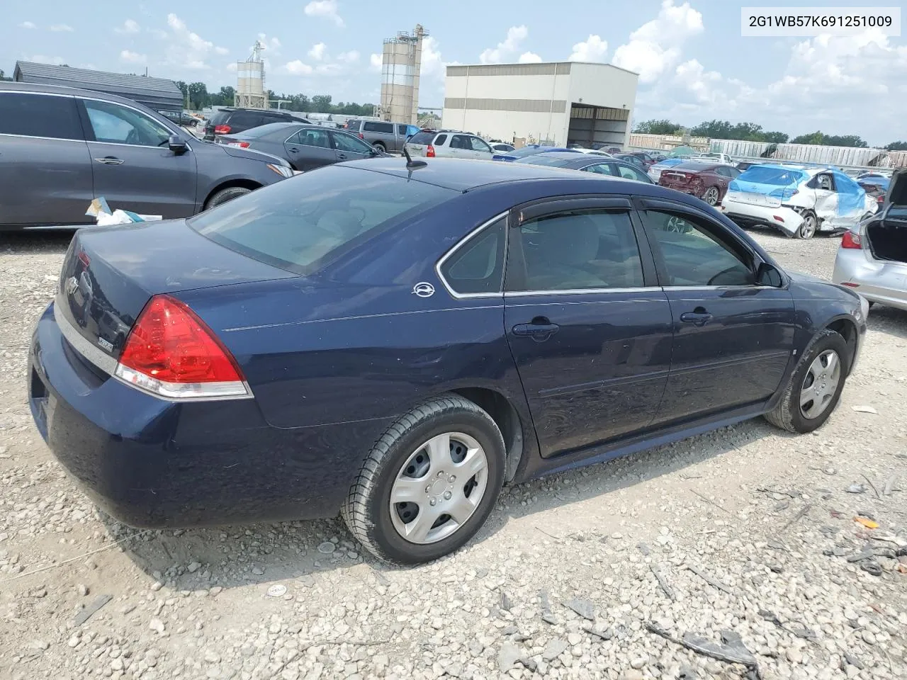 2009 Chevrolet Impala Ls VIN: 2G1WB57K691251009 Lot: 56574184