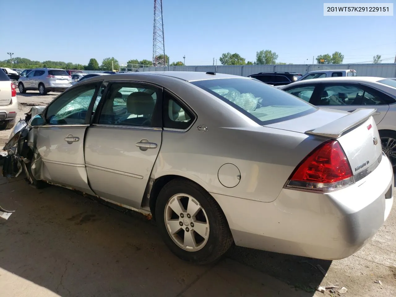 2009 Chevrolet Impala 1Lt VIN: 2G1WT57K291229151 Lot: 56915044