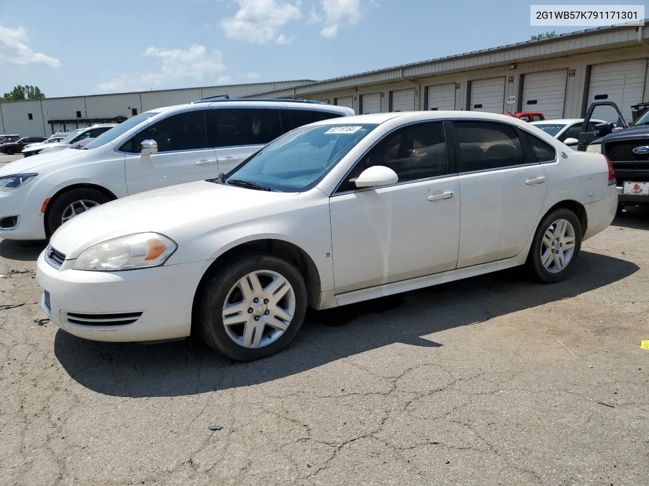 2009 Chevrolet Impala Ls VIN: 2G1WB57K791171301 Lot: 62719164