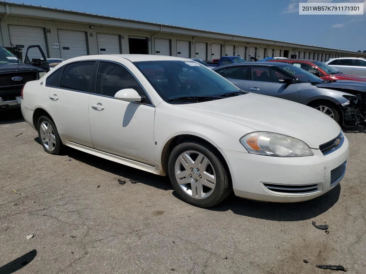 2009 Chevrolet Impala Ls VIN: 2G1WB57K791171301 Lot: 62719164