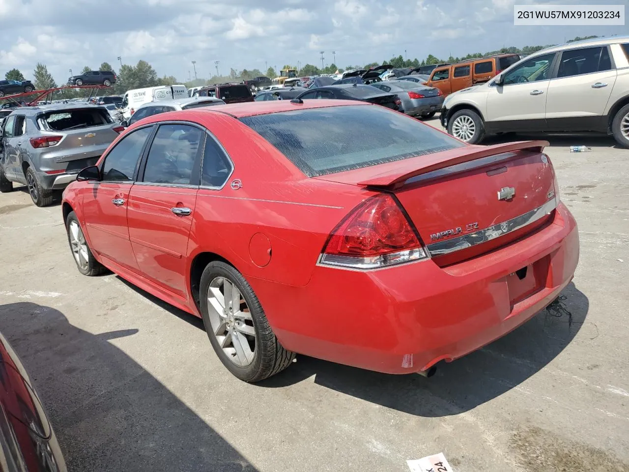 2009 Chevrolet Impala Ltz VIN: 2G1WU57MX91203234 Lot: 68088094