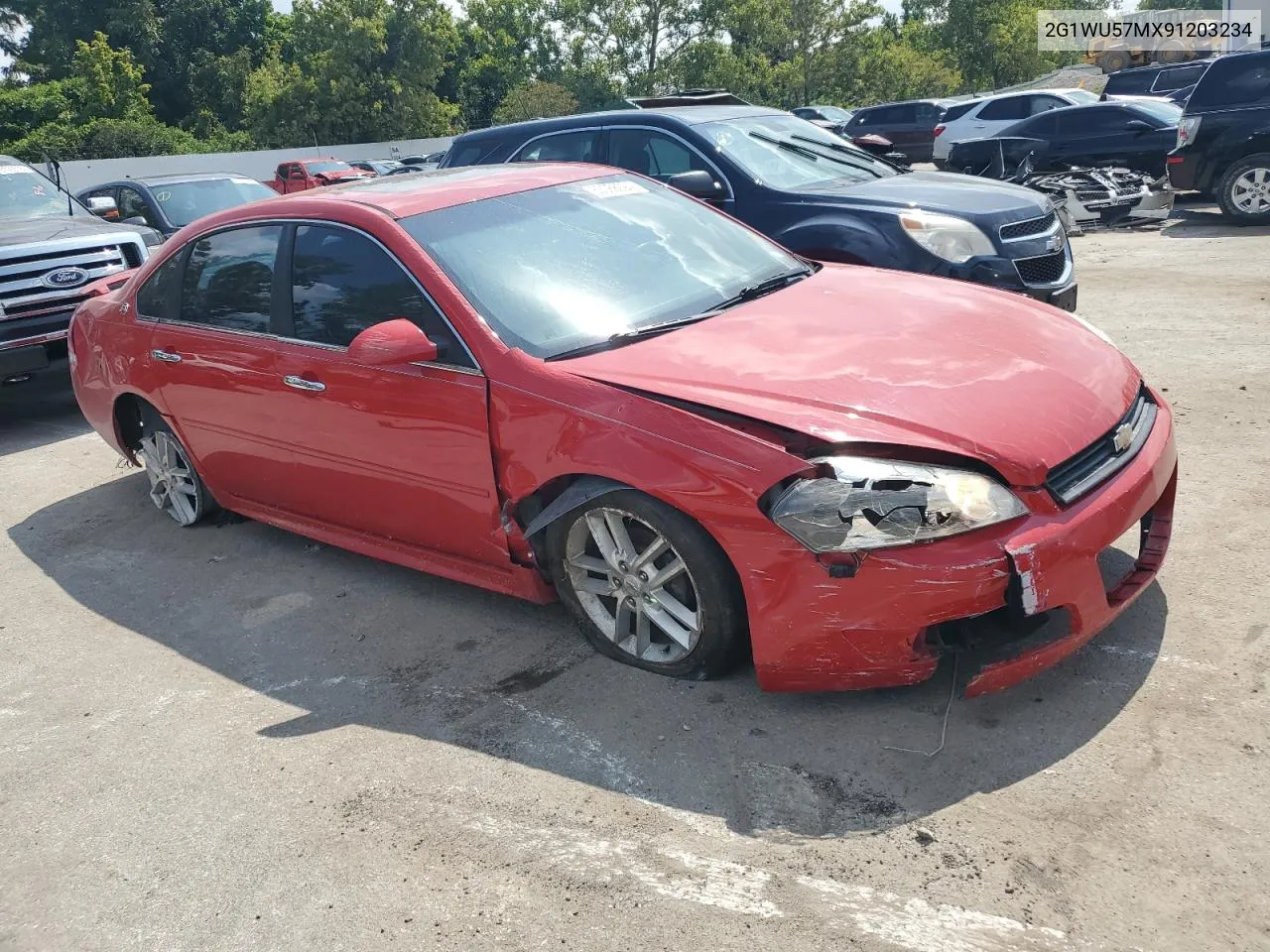 2009 Chevrolet Impala Ltz VIN: 2G1WU57MX91203234 Lot: 68088094