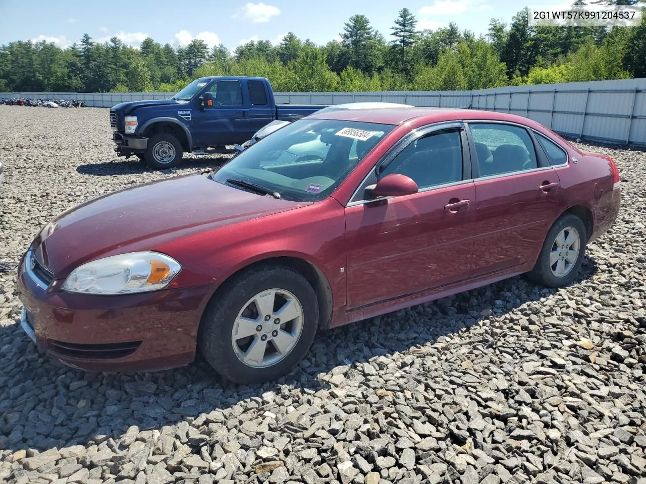 2009 Chevrolet Impala 1Lt VIN: 2G1WT57K991204537 Lot: 68856304