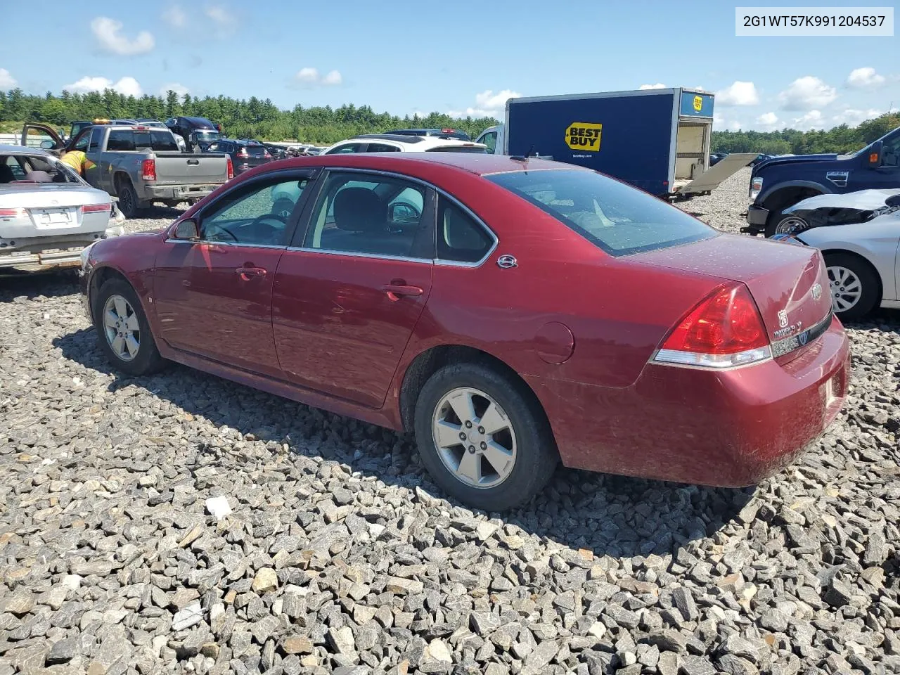 2009 Chevrolet Impala 1Lt VIN: 2G1WT57K991204537 Lot: 68856304